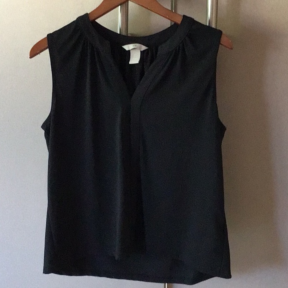 Elegant Black Sleeveless Top
